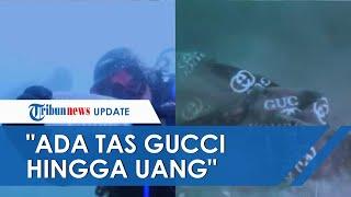 Terlihat Jelas Begini Suasana Bawah Laut Lokasi Jatuhnya Sriwijaya Air Ada Tas Gucci hingga Uang