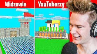 BAZA 100 WIDZÓW vs BAZA 2 YOUTUBERÓW    Minecraft Extreme