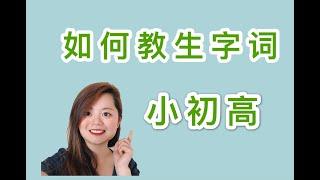 对外汉语老师必看  如何设计小初高教生字的中文课 如何教中文生字和生词 学生互动有趣好玩 HOW TO TEACH NEW CHARACTERS IN CHINESE CLASS?