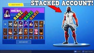 THE MOST STACKED FORTNITE ACCOUNT RAREST SKINS  Fortnite Battle Royale