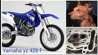 Yamaha YZ 426 F - cylinder head repair -  a short 916 video for your cell phone -  No2  