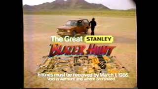 1985 Stanley The great Stanley Blazer Hunt TV Commercial