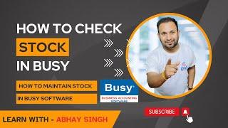 how to maintain stock in busy software  How to check stock item group wise in busy software #busy