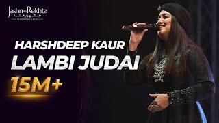 Lambi Judai  Harshdeep Kaur Live at Jashn-e-Rekhta