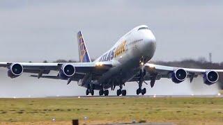 4K 100 planes landing and take off in 1 HOUR The best of plane spotting 2018