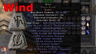 D2R Runewords - Wind Sur El