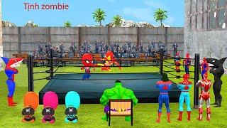 Spiderman rescue challenge iron man vs shark spiderman roblox from bad guy joker vs Game 5 superhero