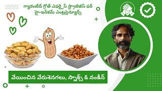 Roasted peanuts Snacks & Namkeen  Marketing Secrets 1  Telugu  Best Business Idea 2024