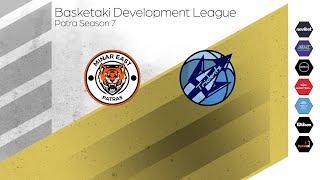 Basketaki Patra Development League - Μινάρ Ηστ vs Tridents 071024