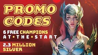 3 FREE Champions  2 Legendary Raid Shadow Legends Promo Codes & 2 Million Silver
