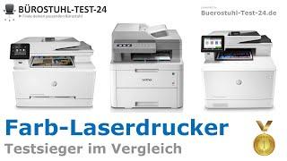 Die besten Farb-Laserdrucker 2024 TOP 5  Test-Sieger Vergleich HP Brother & Kyocera