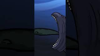 The Bloop VS Megalodon  Bite Fight #shorts  #animation