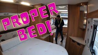 Fixed Island bed 4 berth caravan for sale Swift Challenger 580