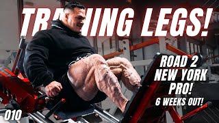 Nick Walker  ROAD 2 NEW YORK PRO  6 WEEKS OUT  TRAINING LEGS #bodybuilding #ifbb #legday