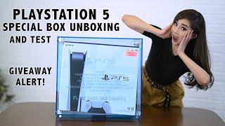 PLAYSTATION 5 SPECIAL BOX UNBOXING PRESENT FROM SONY