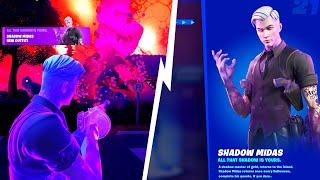 SHADOW MIDAS SKIN in FORTNITE HALLOWEEN UPDATE FORTNITEMARES 2021