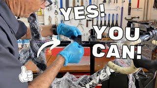 Do it Yourself Broken CARBON BIKE REPAIR #carbon #bikerepair