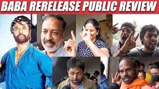 Baba Re Release Public Review  Rajinikanth  Suresh Krishna