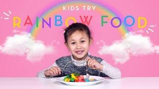 Kids Try Rainbow Food  Kids Try  HiHo Kids