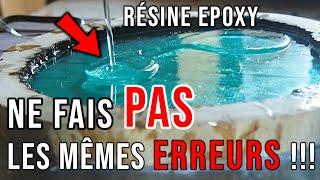 Résine Epoxy  10 ERREURS à NE PAS FAIRE  pour réussir ses Créations....