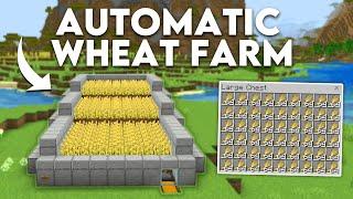 Auto Wheat Farm in Minecraft Bedrock 1.21 MCPEXboxPS4Nintendo SwitchWindows10