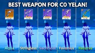 Best WEAPON for C0 Yelan  Aqua or Stringless?? Genshin Impact