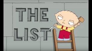 Family Guy- The List Family Guy song