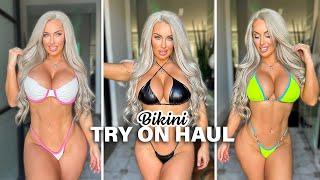 Bikini Try on Haul - Tiny G String Edition