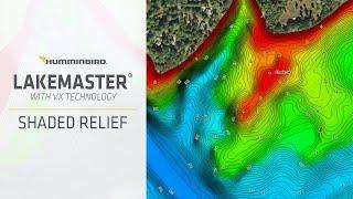 LakeMaster Premium - Shaded Relief Overview & How To  Humminbird