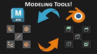 Maya and Blender Series Modeling Tools