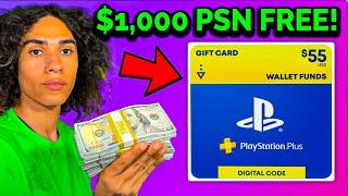 EASY F**CKING WAY to Get FREE PSN Gift Cards $500+ A DAY