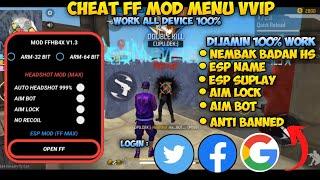 CHEAT FF TERBARU 2023 MOD MENU AUTO HEADSHOTANTI BANNED SETELAH UPDATE NO PW  NO FC