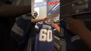 TYLER GUYTON  #COWBOYS 2024 1ST ROUND #DRAFT PICK  Sees His Locker & Jersey For 1ST TIME  #NFL