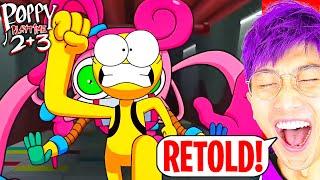 POPPY PLAYTIME CHAPTER 2 & 3 RETOLD? FUNNIEST POPPY PLAYTIME ANIMATION EVER *LANKYBOX REACTION*