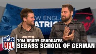 Tom Brady Tries to Speak German in Sebastian Vollmers School of German  Patriots  NFL