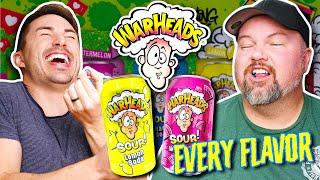 Trying EVERY SOUR CANDY & SODA from Warheads for the First Time