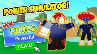 16 CODES ALL POWER SIMULATOR CODES - Roblox