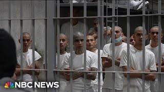 Rare look inside El Salvadors mega prison