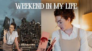 SPEND THE WEEKEND WITH ME  visiting Germany cleaning the apartment & exploring Dubai Marina