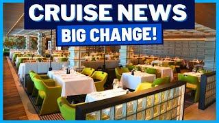 CRUISE NEWS Norwegian Cruise Line Makes a Menu Change Giant Royal Caribbean Ship Delivered & MORE