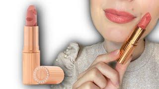 CHARLOTTE TILBURY FAMOUSLY PINK LIPSTICK SWATCHES AND COMPARISONS
