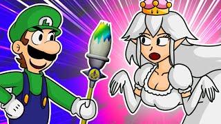 LUIGI PAINTS PRINCESS BOO