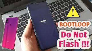 Check It First  Redmi Note 7 Bootloop Fix