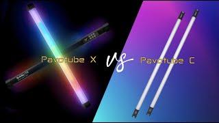 Nanlite PavoTube II X vs. PavoTube C LED Tube Lights