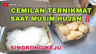 MAKANAN TERENAK SAAT MUSIM HUJAN‼️ Singkong keju 