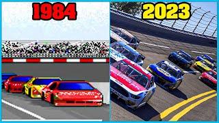 NASCAR VIDEO GAMES EVOLUTION 1984 - 2023