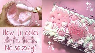 How to Color Whip for Decoden Tutorial + Watch Me Whip 3DS Case