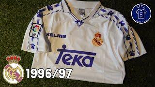 Retro Real Madrid 199697 home jersey unboxing Dengjingfeng #Realmadrid #halamadrid