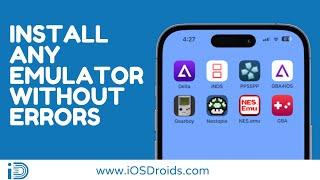 Install any Emulator on iPhone without Revoke Errors