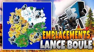 COMMENT TROUVER LE LANCE BOULE DE NEIGE SUR FORTNITE CHAPITRE 4 - Emplacement Lance Boule de neige